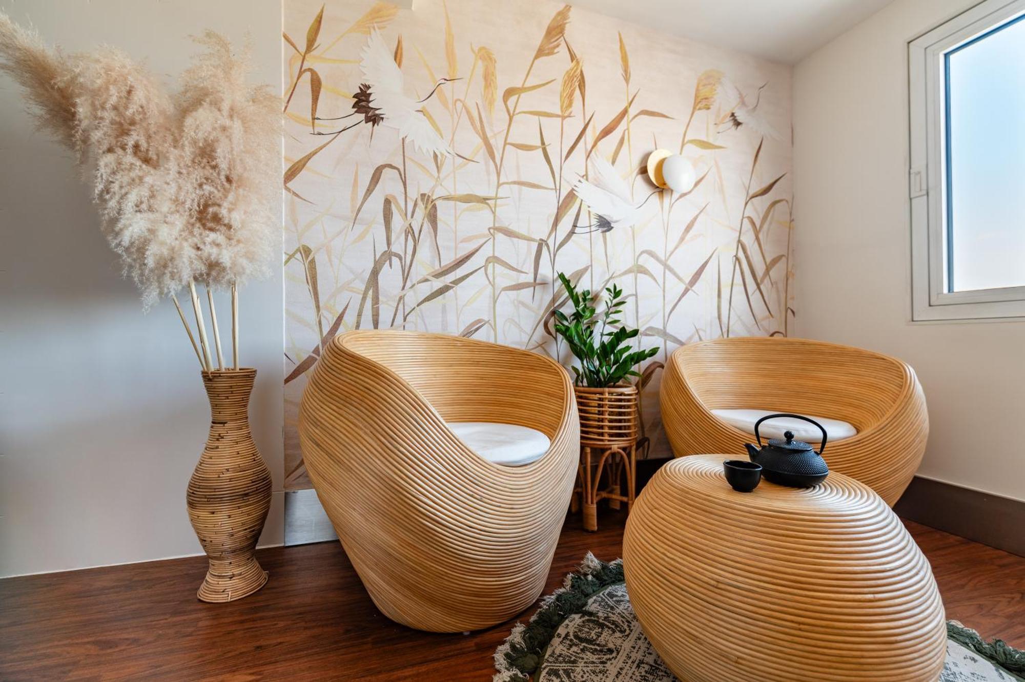 Novotel Warszawa Centrum Esterno foto "The interior of the house is decorated with bamboo."